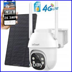 IeGeek 3G/4G LTE Cellular Security Camera Outdoor Solar No WiFi Wireless CCTV UK