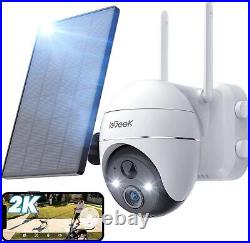 IeGeek Outdoor 2K 360° PTZ Security Camera Wireless WiFi Home Battery CCTV Cam