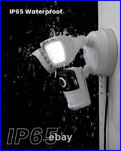 IeGeek Outdoor 2K Security Floodlight Camera Color Night Vision WiFi CCTV System