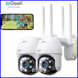 IeGeek Outdoor 360°PTZ Security Camera Home Auto Tracking CCTV Camera System UK