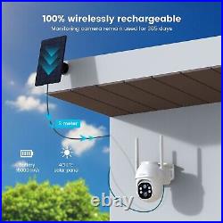 IeGeek Outdoor 4G LTE Solar Security Camera 2K 360° Home Battery CCTV System