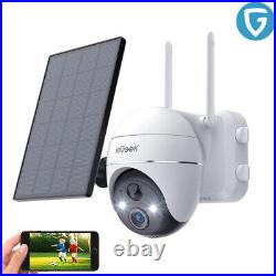 IeGeek Security Battery Camera System 2K PTZ Outdoor WIFI CCTV Home Solar Panel