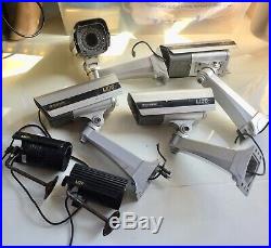 LJD Security True Day & Night High Resolution Digital Colour CCTV Cameras X6