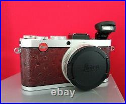 Leica X2 Digital Camera Leather Snake Color Design model Pls read