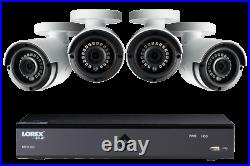 Lorex 4.0-Megapixel Super HD 4-Channel 4-Camera Security System Color Night /Vis