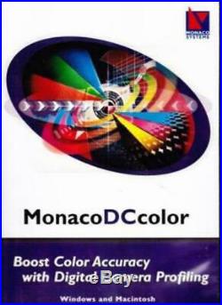 Monaco DC Color PC MAC CD professional accuracy digital camera profiling tools