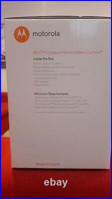 Motorola FOCUS73 Wi-Fi Outdoor Home Video Camera. Brand New Item in Black Colour