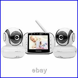 Motorola MBP36S-2 Video Baby Monitor 2-Cameras, 3.5 LCD Color Screen