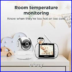 Motorola MBP36S-2 Video Baby Monitor 2-Cameras, 3.5 LCD Color Screen