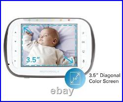 Motorola MBP43 Digital VIDEO & SOUND Baby Monitor 3.5 Inch COLOUR LCD Screen VGC