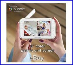 Motorola MBP855CONNECT Portable 5-Inch Color Screen Video Baby Monitor with Wi-F