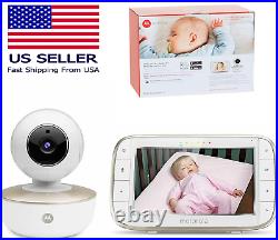 Motorola MBP88CONNECT Wi-Fi Portable Color Screen Video Baby Monitor Remote Pan