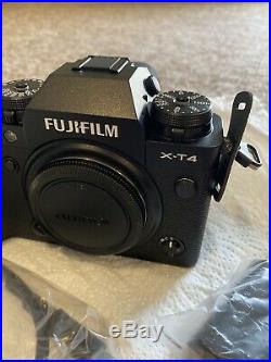 New Fujifilm X-T4 Digital Camera Body Black Color 2