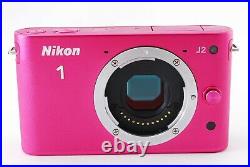 Nikon 1 J2 Pink Color Digital Camera body Excellent++ from Japan F/S