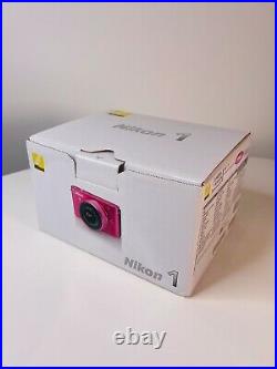 Nikon 1 One J2 Digital Camera, Pink VR 10-30mm AF lens RARE PINK COLOUR