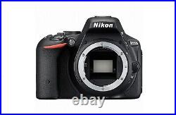 Nikon D 5500 24.1MP Digital SLR Camera Body color Black very good condition