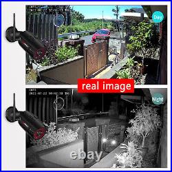 Outdoor Wireless CCTV Camera Securtiy System Home 5MP 8CH 1TB Hard Drive Audio