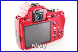 PENTAX K-r 12.4 MP Digital SLR Camera body Red Color withTwo Lens Set from Japan