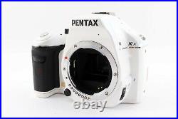 PENTAX K-x 12.4MP Digital SLR Camera White Color withTwo Lens Set Excellent F/S