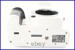 PENTAX K-x 12.4MP Digital SLR Camera White Color withTwo Lens Set from Japan F/S