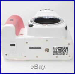 PENTAX Pentax K-x Digital SLR Camera Pink&white color Exc++++ From Japan