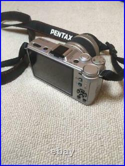 Pentax Q10 Digital camera Body color Silver 12.4 million pixels Excellent
