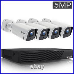 PoE CCTV Home Security Camera System 8CH FullHD DVR Surveillance Wired IP Camera