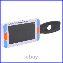 Portable Digital Magnifier 5in Color LCD 800x480 3X To 48X Dual Camera Screen