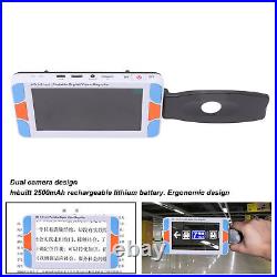 Portable Digital Magnifier 5in Color LCD 800x480 3X To 48X Dual Camera Screen