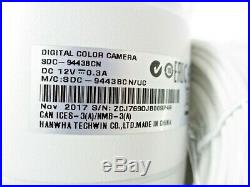 Qty 4 Samsung SDC-9443BCN Digital Color Security Camera withCables Full HD 1080p