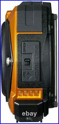 RICOH Waterproof Digital Camera Orange Waterproof 14m RICOH WG-50 OR 04581