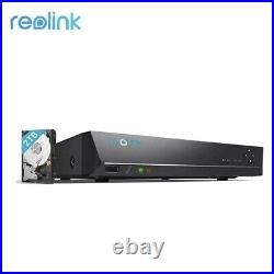 Reolink 4K PoE NVR 8 Channel CCTV Camera System Network Video Recorder with 2TB