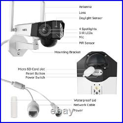 Reolink Dual Lens Duo 4MP Battery Security IP Camera Large View Smart Detection