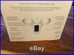 Ring Flood Light Camera In White Hard Wired