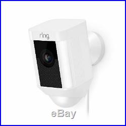 Ring Spotlight Cam Wired HD Security Camera LED Spotlight Two-Way Talk UK Plug