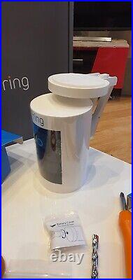 Ring Stick Up Cam Battery HD Outdoor indoor Wireless Camera Alexa WHITE Elite