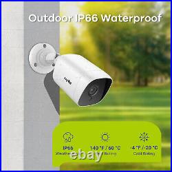 SANNCE 5MP CCTV Security Camera Audio Recording 100ft Night Vision BNC For DVR