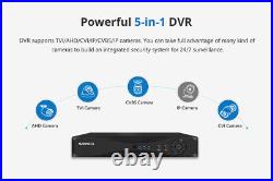 SANSCO 4 Camera CCTV System HD 1080P Home Outdoor 2MP Security Surveillance IP66