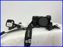 SONY Alpha A6000 24.3 MP Digital Camera Colour Black Without Lenses TESTED