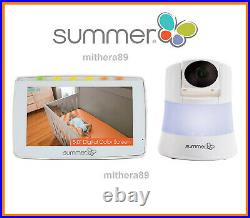 SUMMER Wide View 2.0 Baby Monitor DIGITAL 5' Screen COLOUR VIDEO Zoom Camera VGC