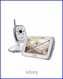 SUMMER Wide View DIGITAL 5 Screen COLOUR VIDEO Sound BABY MONITOR / Zoom Camera