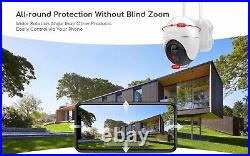 Solar Security Camera Outdoor 1080P Wireless WiFi Home CCTV Camera Rechargeable
