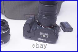 Sony A100 DSLR Digital Camera + AF 18-55mm & 70-210mm Lens Kit A Mount