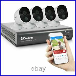 Swann 1080P CCTV Kit 4 Channel Home Security Camera System Outdoor Night Vision