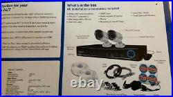 Swann 4 Channel Digital Video Recorder & 2 Cameras CCTV for Home Unboxed New