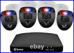 Swann 8 4680 8 Channel 1TB DVR HD 4 x 1080SL Heat Sense Camera CCTV Enforcer Kit