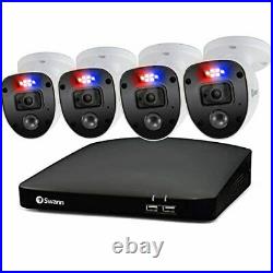 Swann CCTV Kit, 8 Channel 1080p Full HD 1TB HDD DVR-4680 with 4 x PRO-1080SL Enf