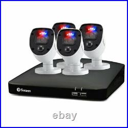 Swann CCTV Kit 8 Channnel Full HD DVR-4680 1TB HDD 4 Cameras White C Grade