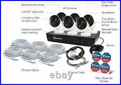Swann NVR CCTV Kit NVR8-8580 8 Channel 2TB 6x NHD-885 8MP 4K Ultra HD Cameras