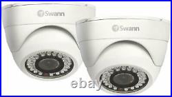 Swann PRO-843 900 TV Night Vision Indoor Outdoor Dome CCTV Camera Twin Pack